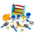 Azimport Azimport PS391 Rainbow Gardening 14 Piece Box Tools Toy Set for Kids PS391